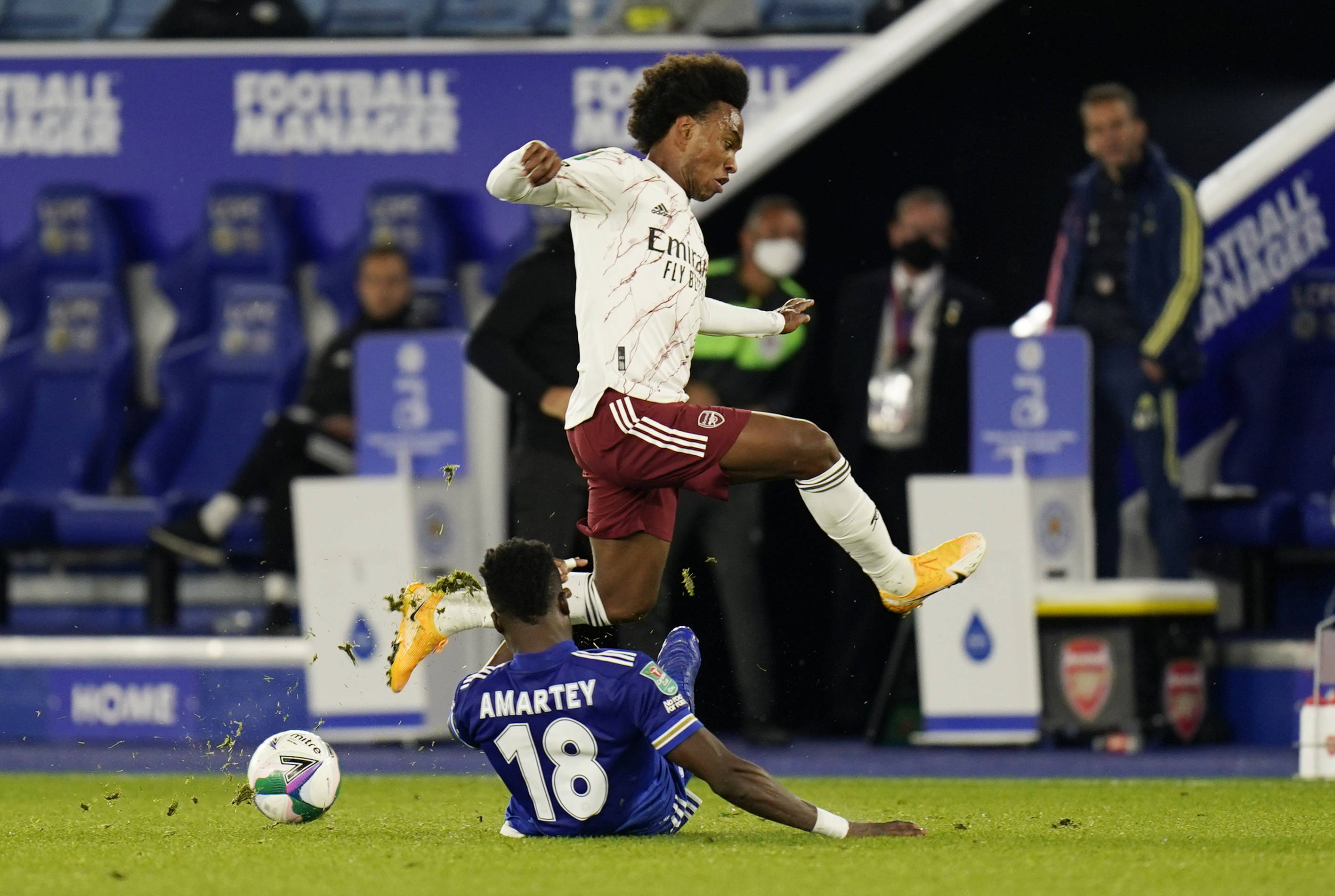 PG平台-莱斯特城胜在反扑，比赛现场气氛燃烧